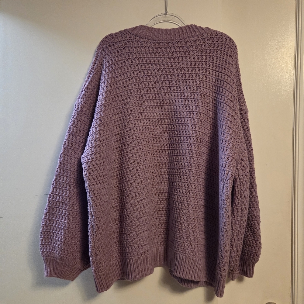 ZYIA Petra Lilac Open Front Cardigan 3X - Picture 4 of 7